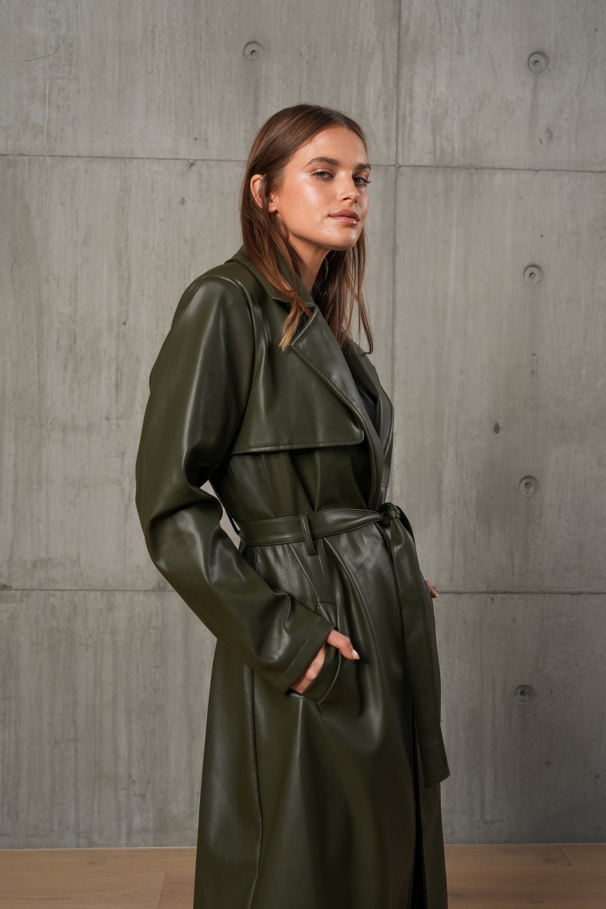 BLAIRE TRENCH - OLIVE