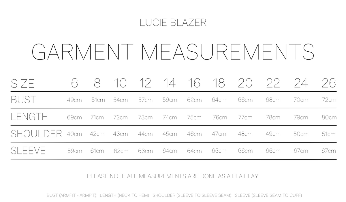 LUCIE BLAZER- BLACK