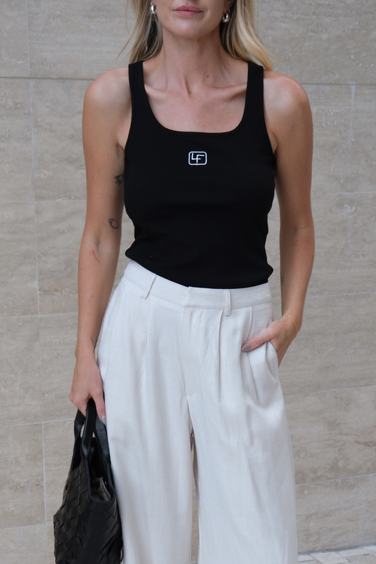 BRIDGETTE TANK - BLACK