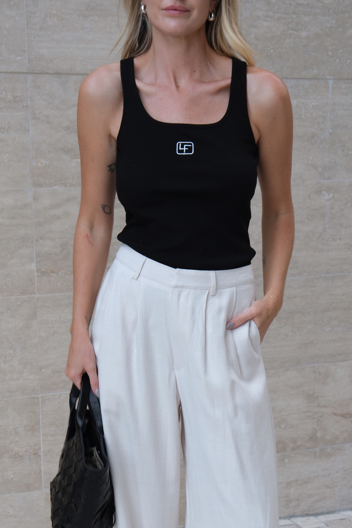 FREE BRIDGETTE TANK - BLACK