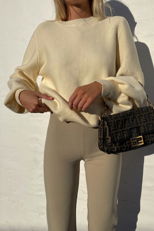 ASHTON KNIT JUMPER- CREAM
