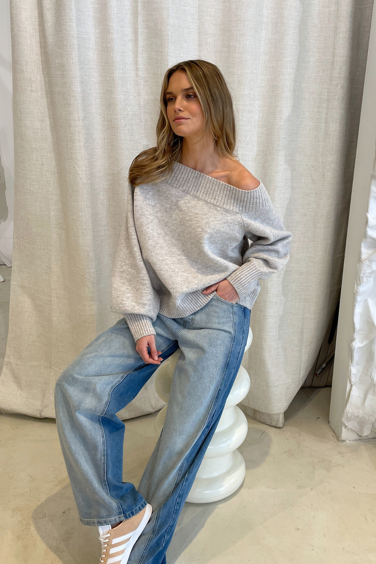 MARLIE KNIT - GREY