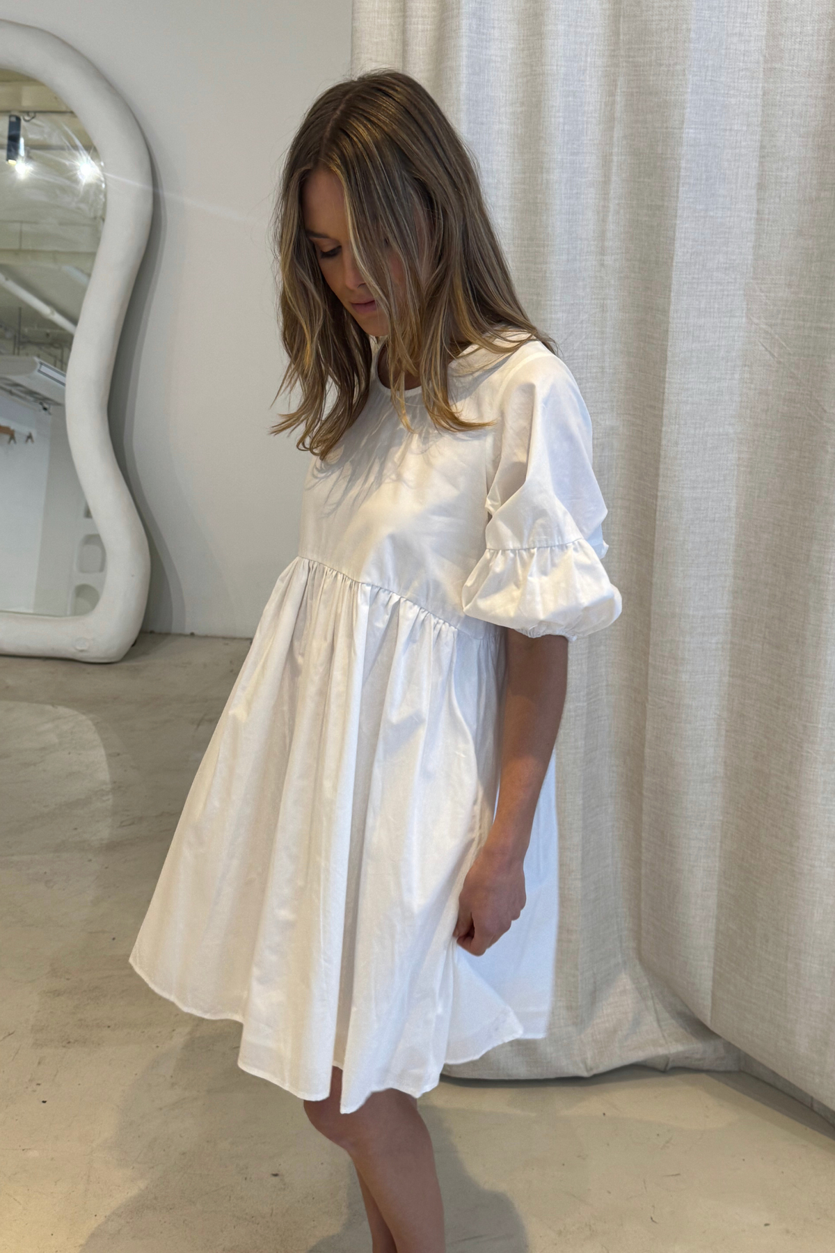 PORTIA DRESS - WHITE