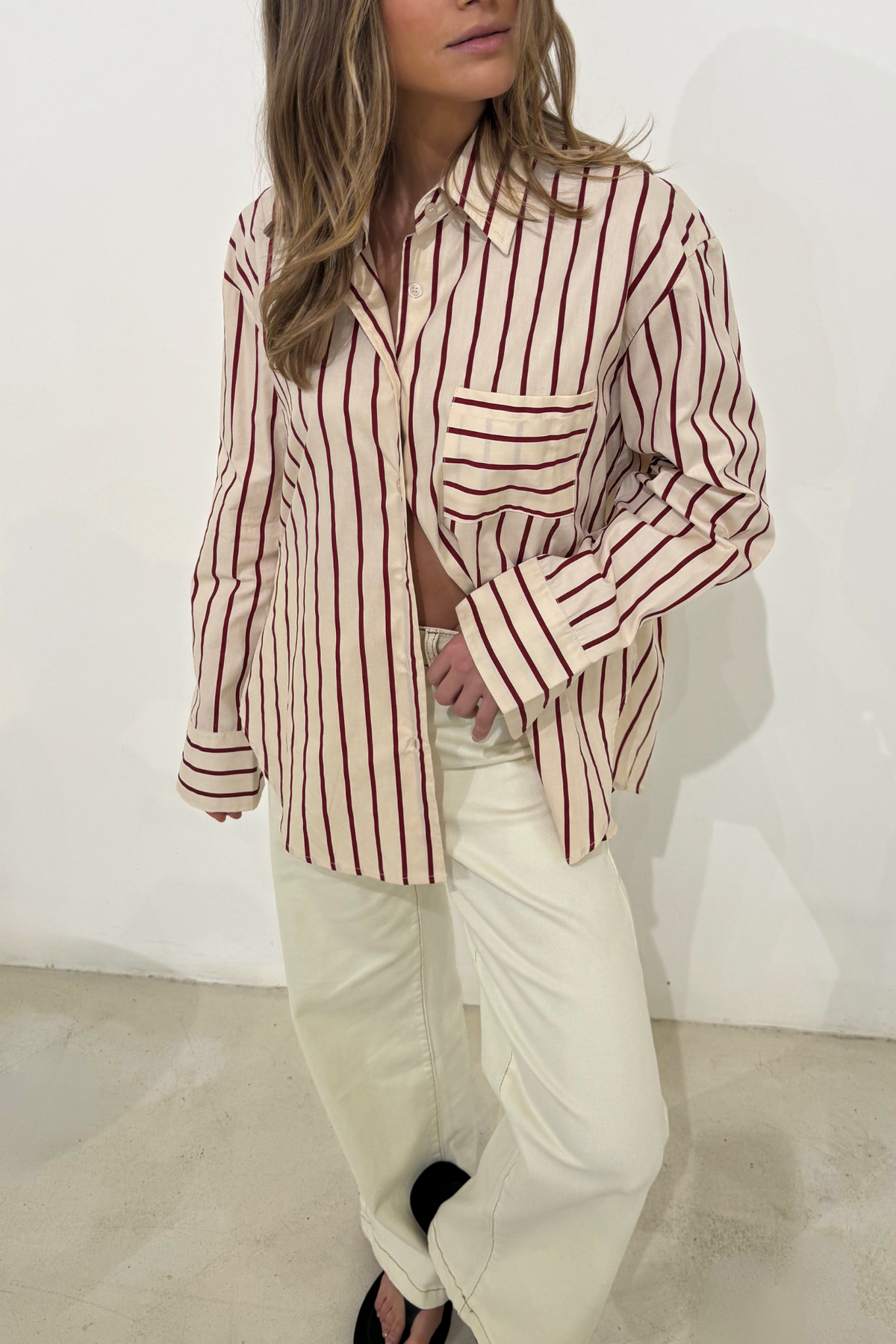 LEXI SHIRT - CREAM