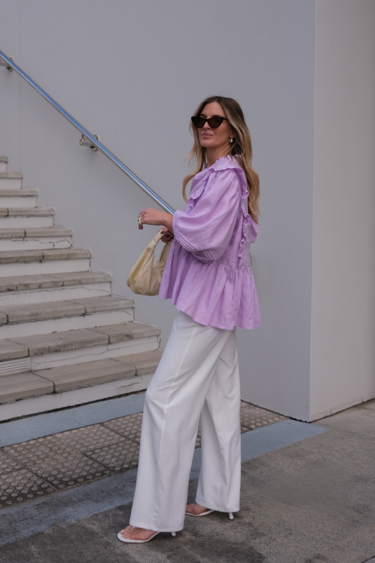 HOLLIE BLOUSE - LILAC