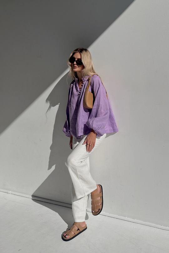 HANSEL BLOUSE- LILAC