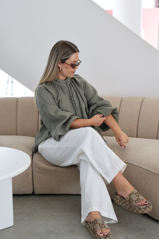 HANSEL BLOUSE - KHAKI