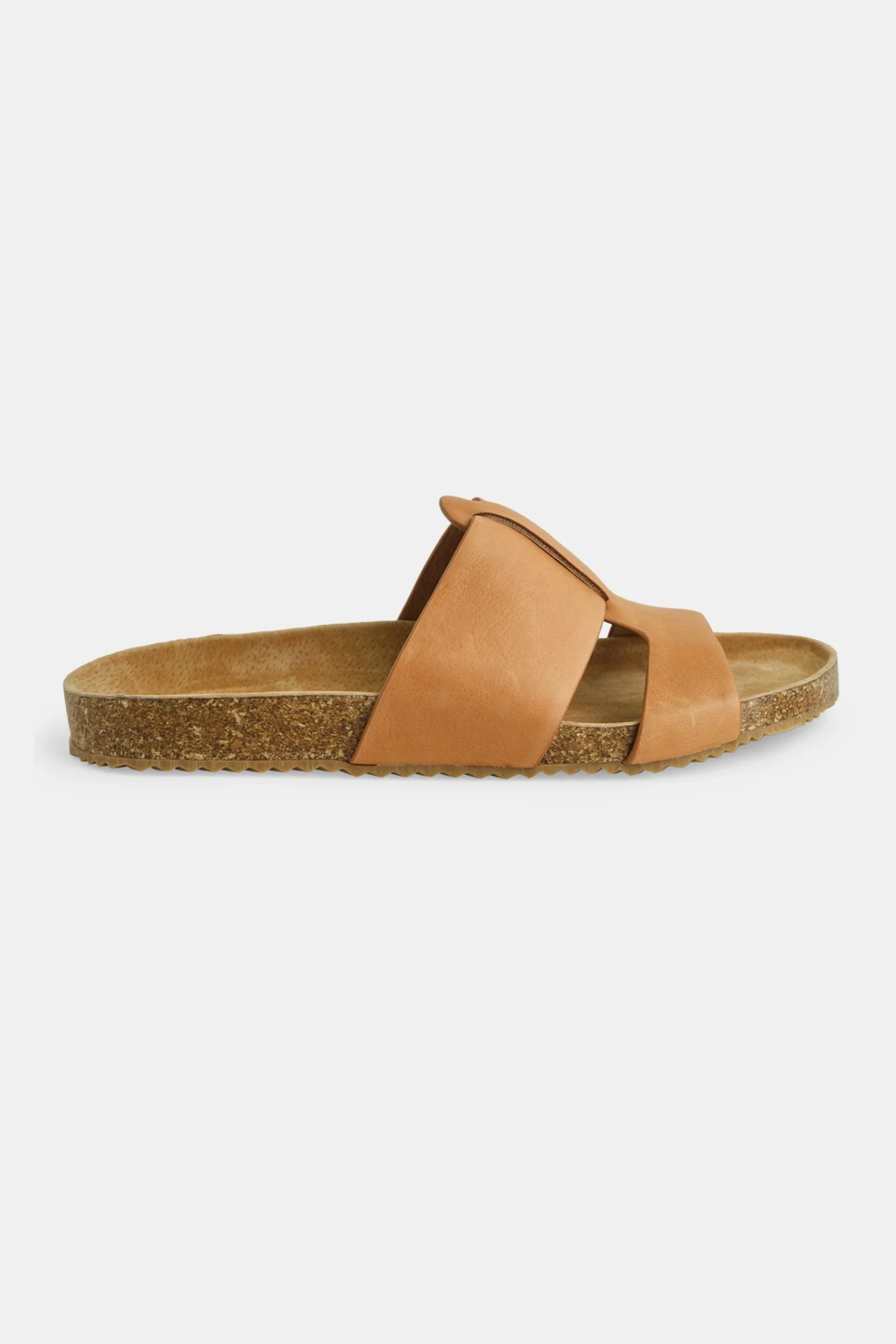 BAY LEATHER SLIDE - COCONUT TAN