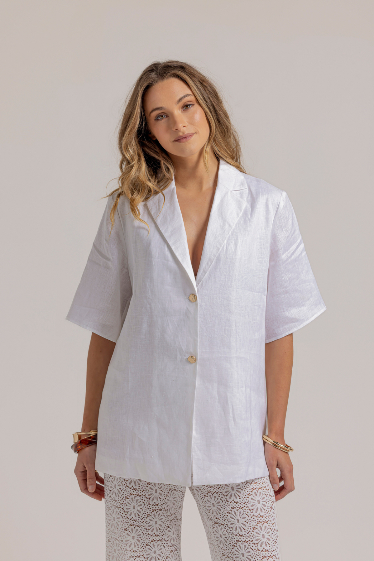 FLEUR SHIRT - WHITE