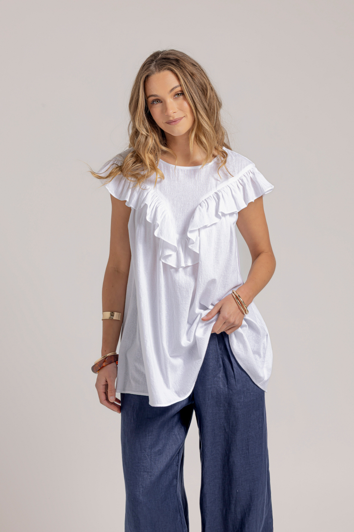 PERCY BLOUSE - WHITE