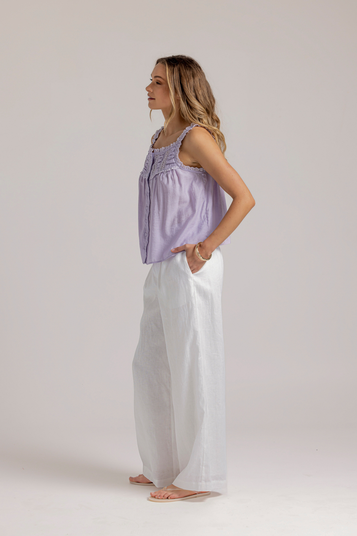 ROMA PANT - WHITE