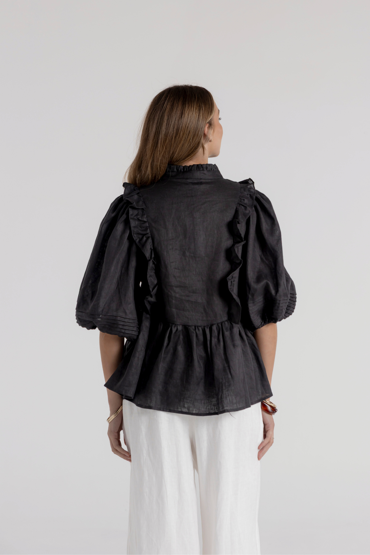 HOLLIE BLOUSE - BLACK