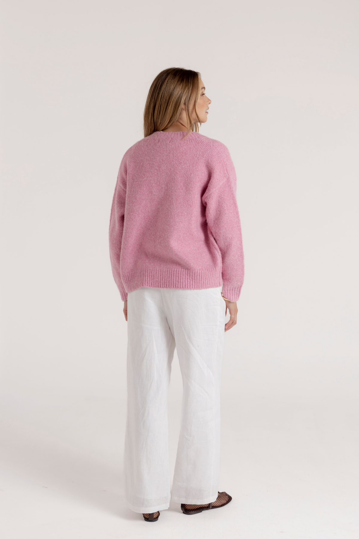 EASTON CARDIGAN - BUBBLEGUM