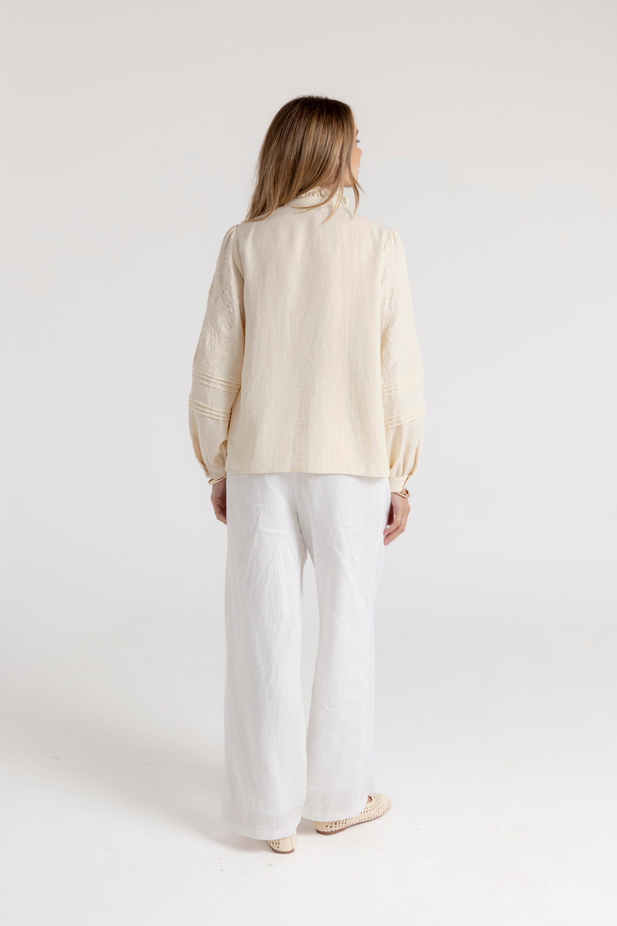 LULU BLOUSE - BUTTERCREAM