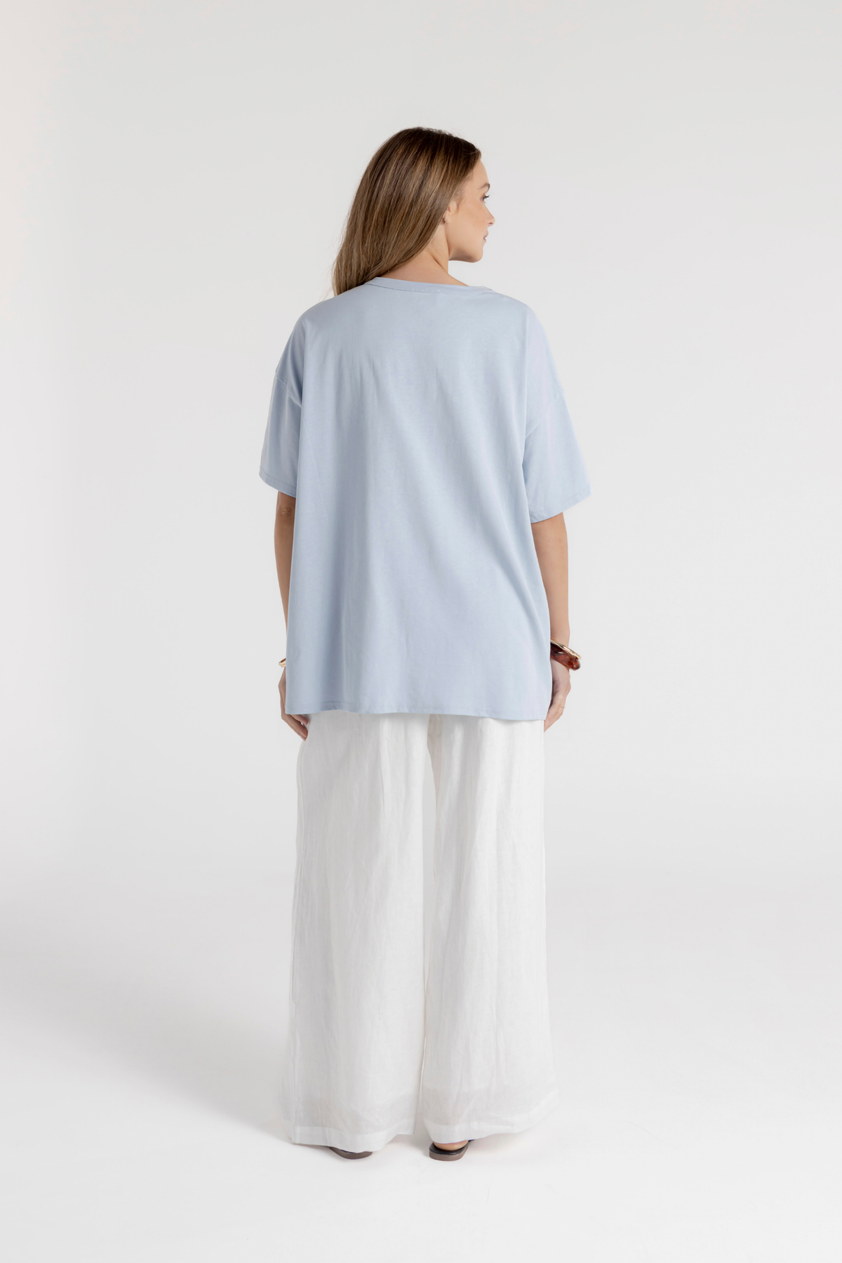 EMI TEE - PALE BLUE