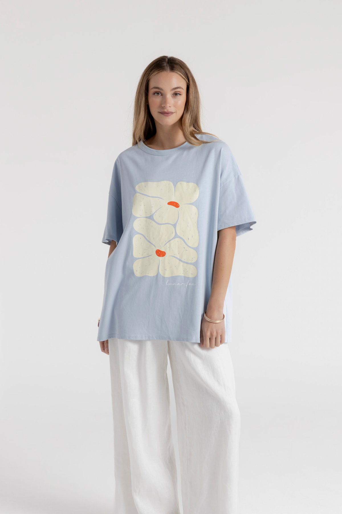 EMI TEE - PALE BLUE