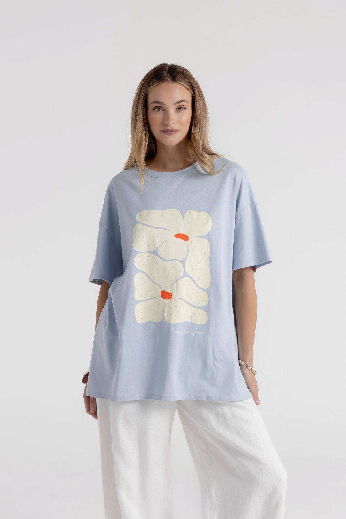 EMI TEE - PALE BLUE