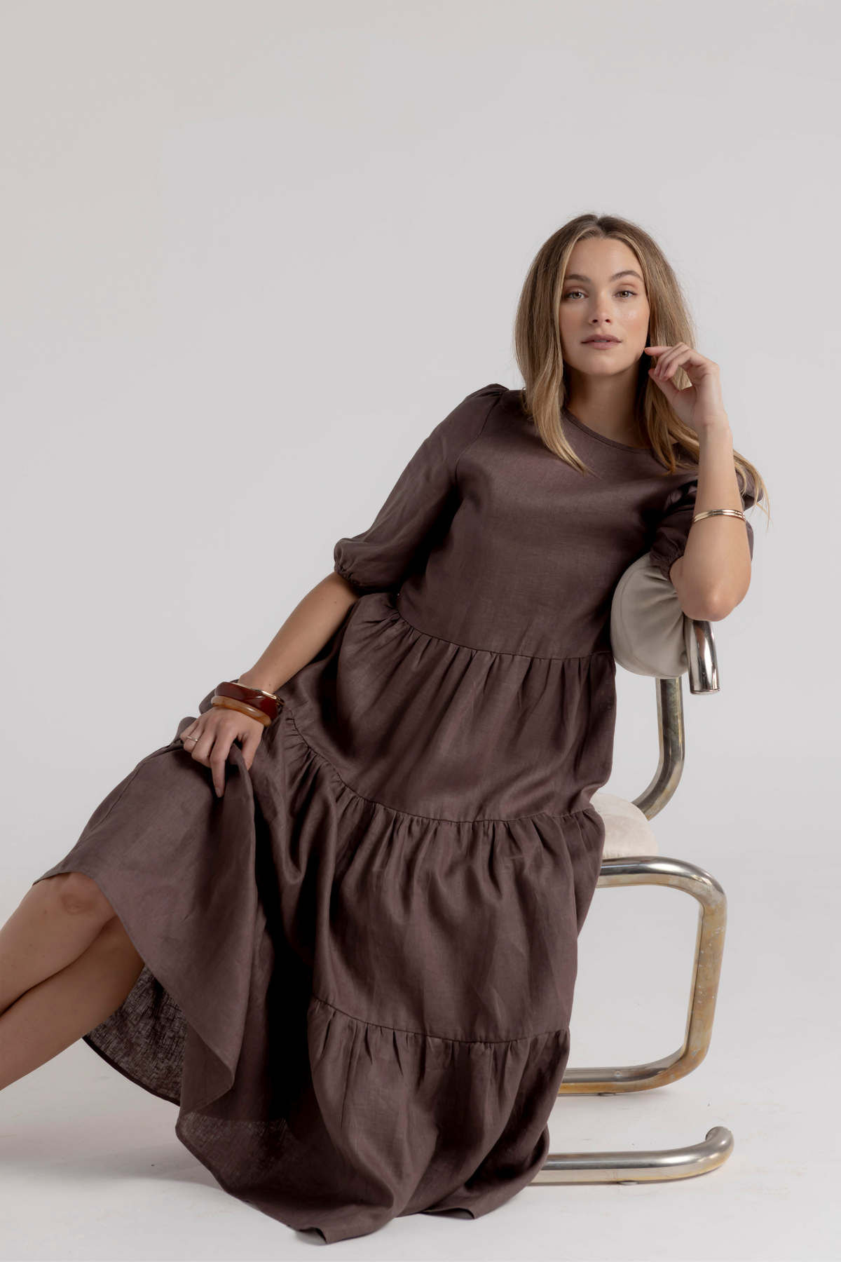 CLEO DRESS - MOCHA
