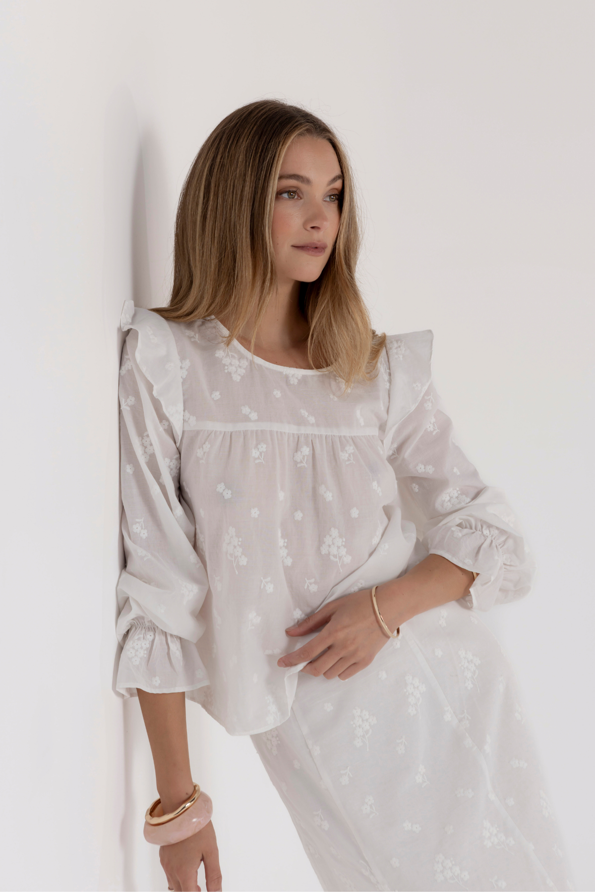 EVA BLOUSE - WHITE