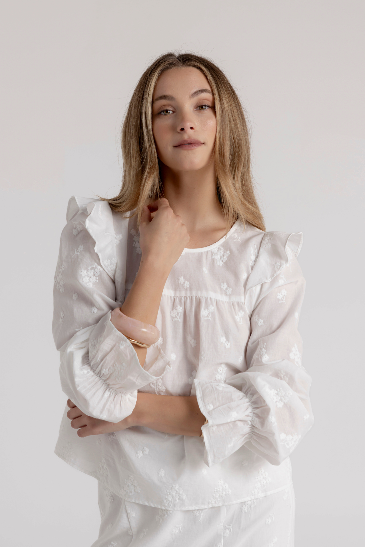 EVA BLOUSE - WHITE