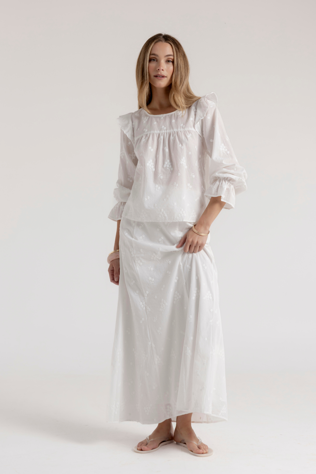 EVA BLOUSE - WHITE