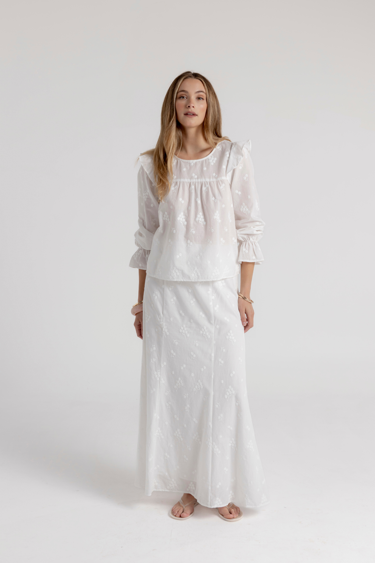 EVA BLOUSE - WHITE