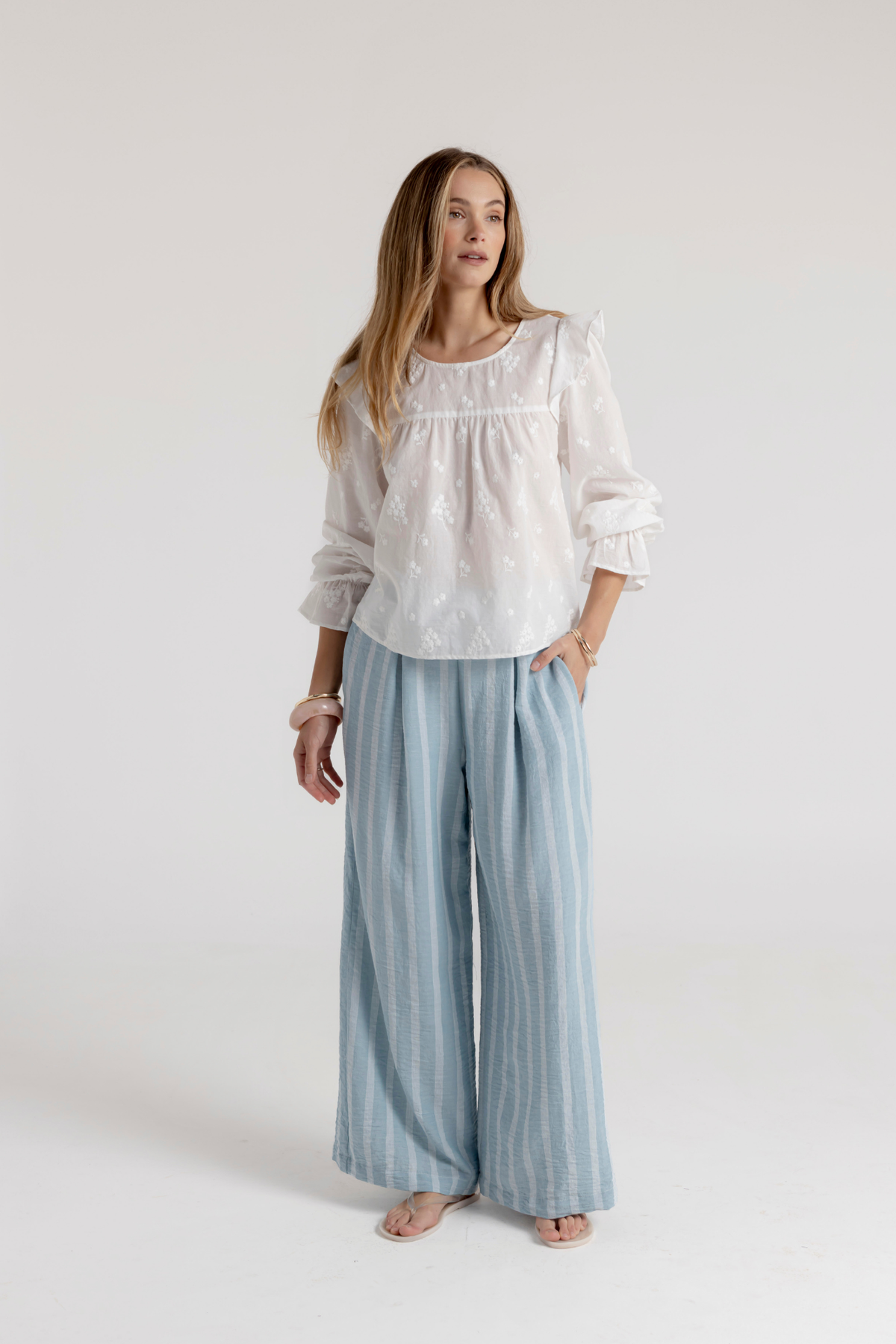 EVA BLOUSE - WHITE