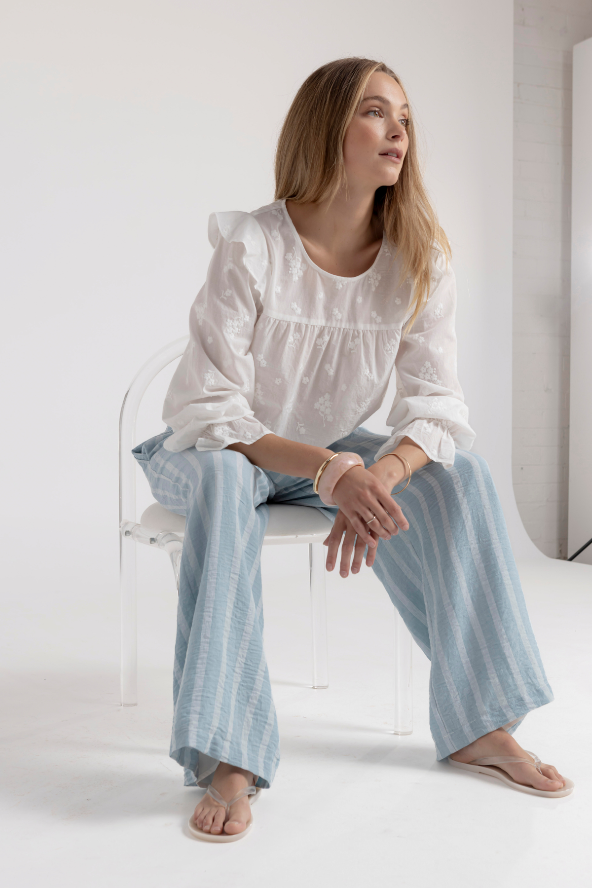 EVA BLOUSE - WHITE
