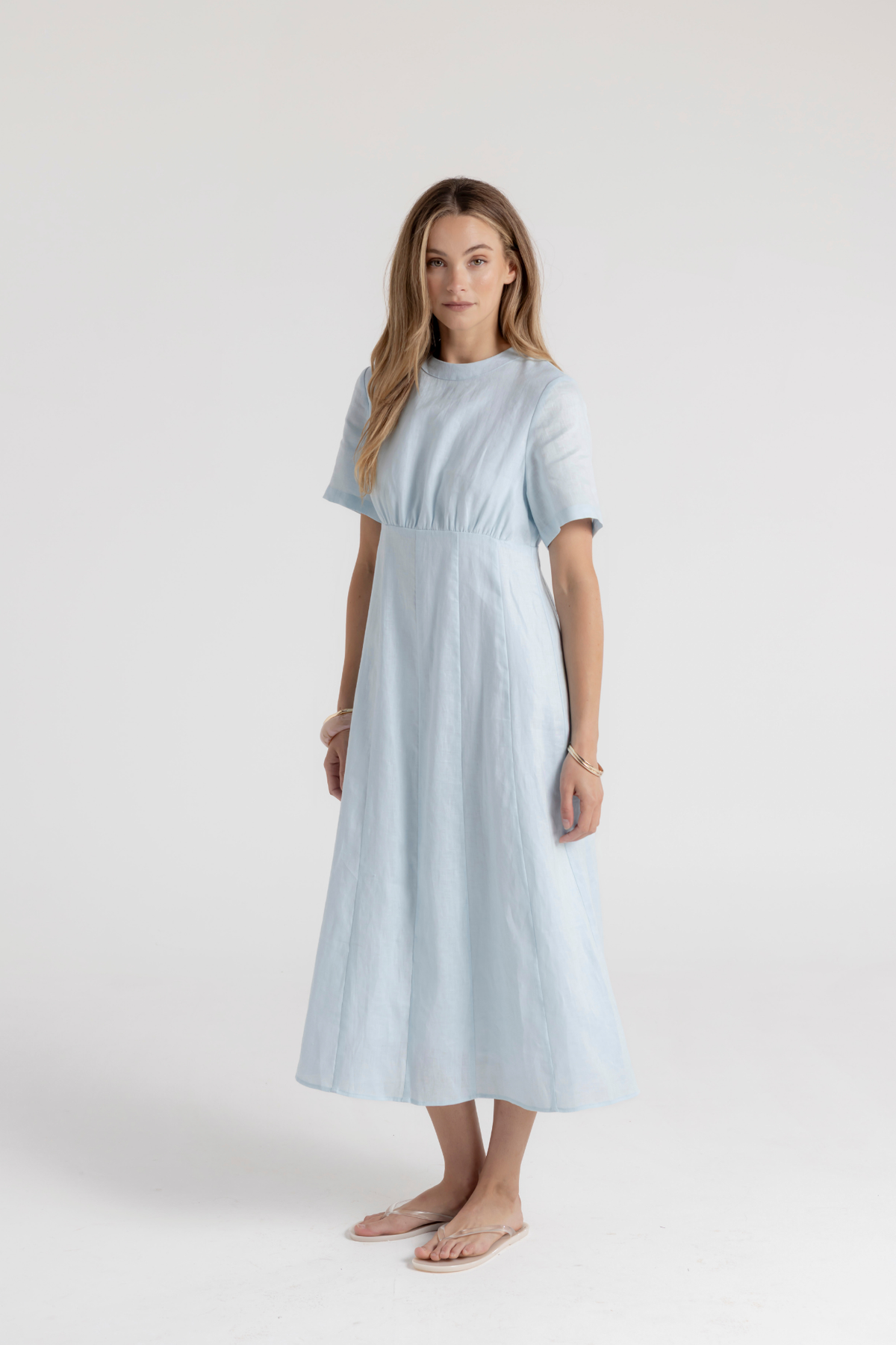 AVERY DRESS - POWDER BLUE