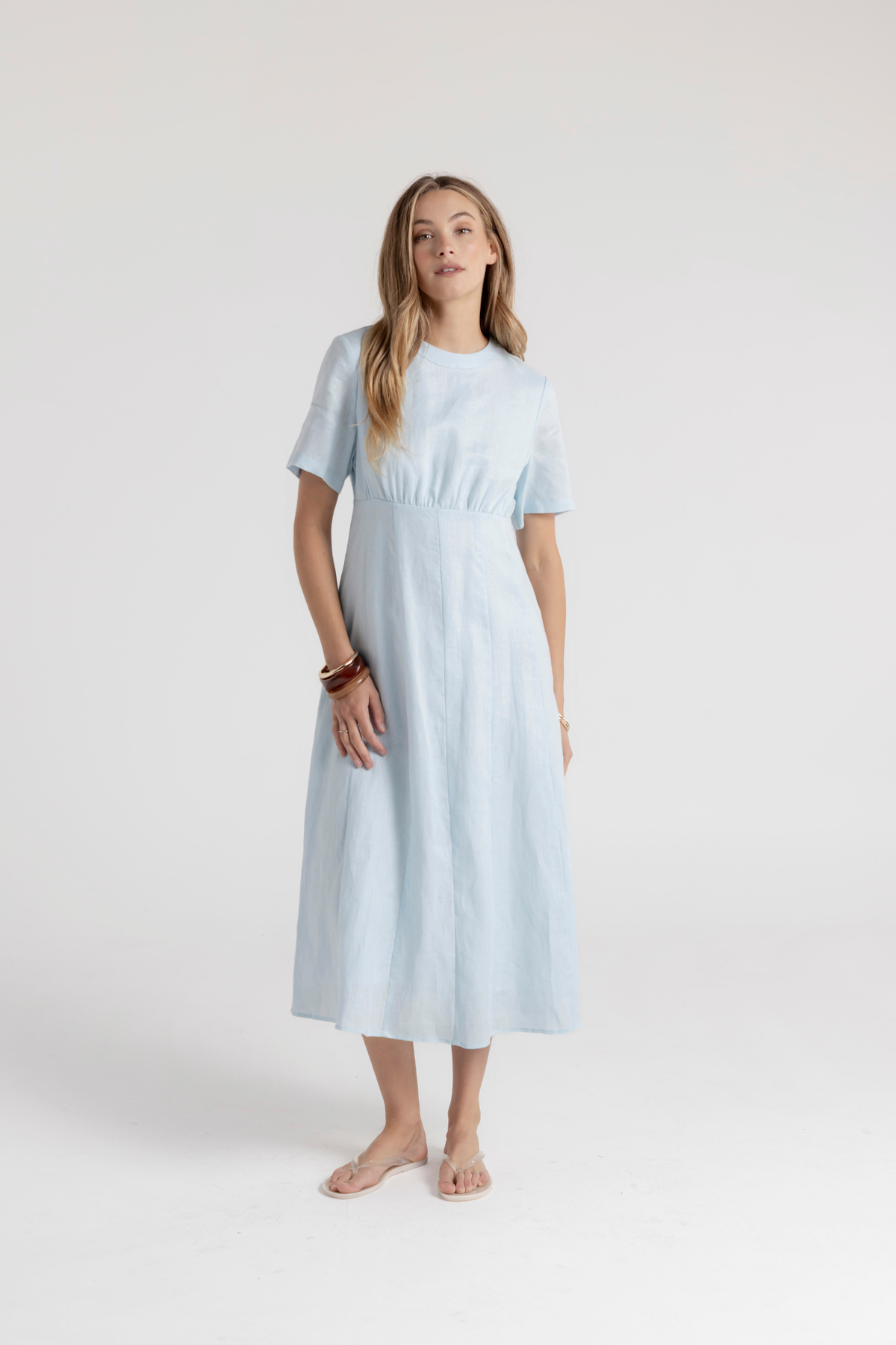 AVERY DRESS - POWDER BLUE
