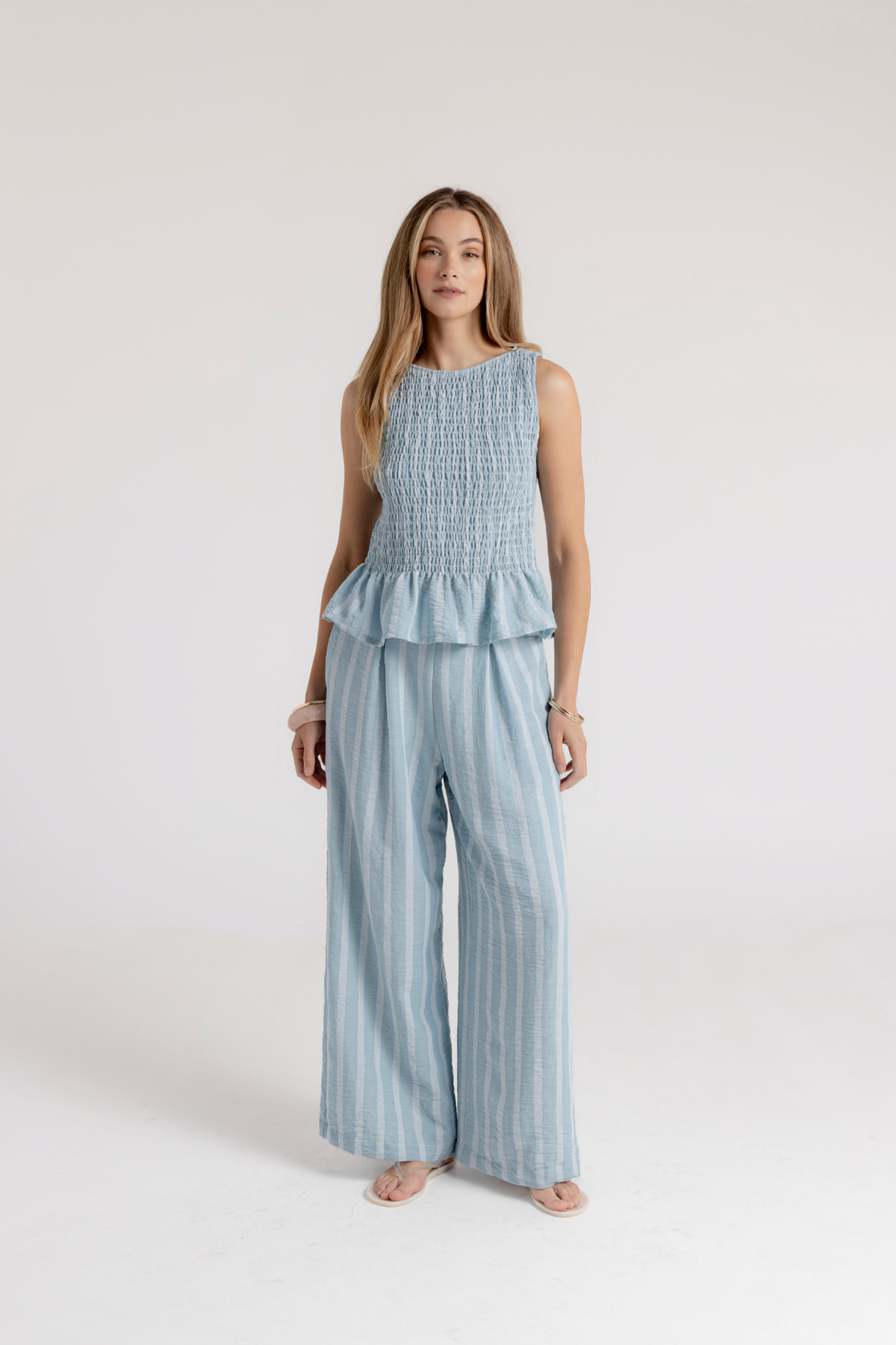 PENELOPE TOP - SKY BLUE