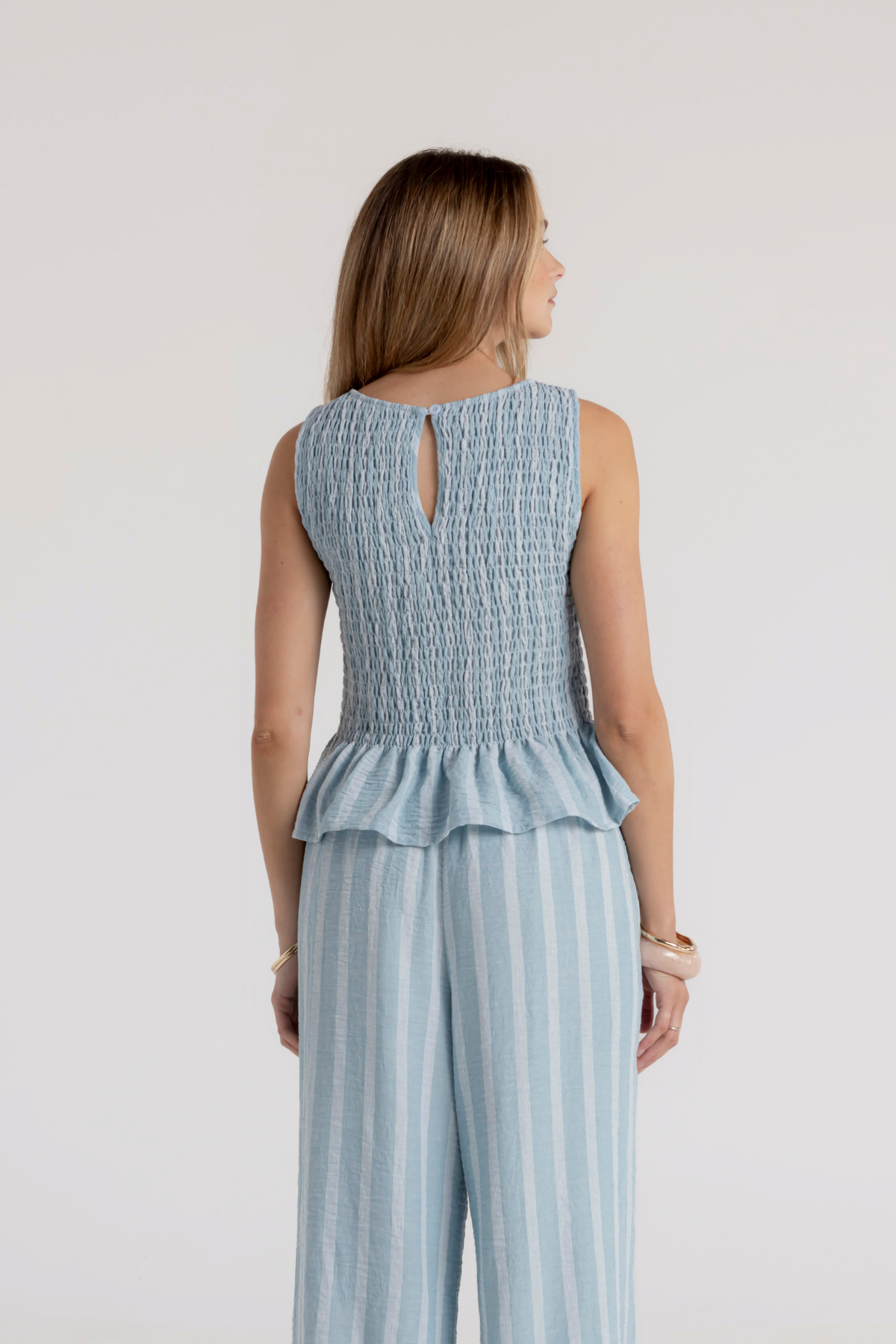 PENELOPE TOP - SKY BLUE