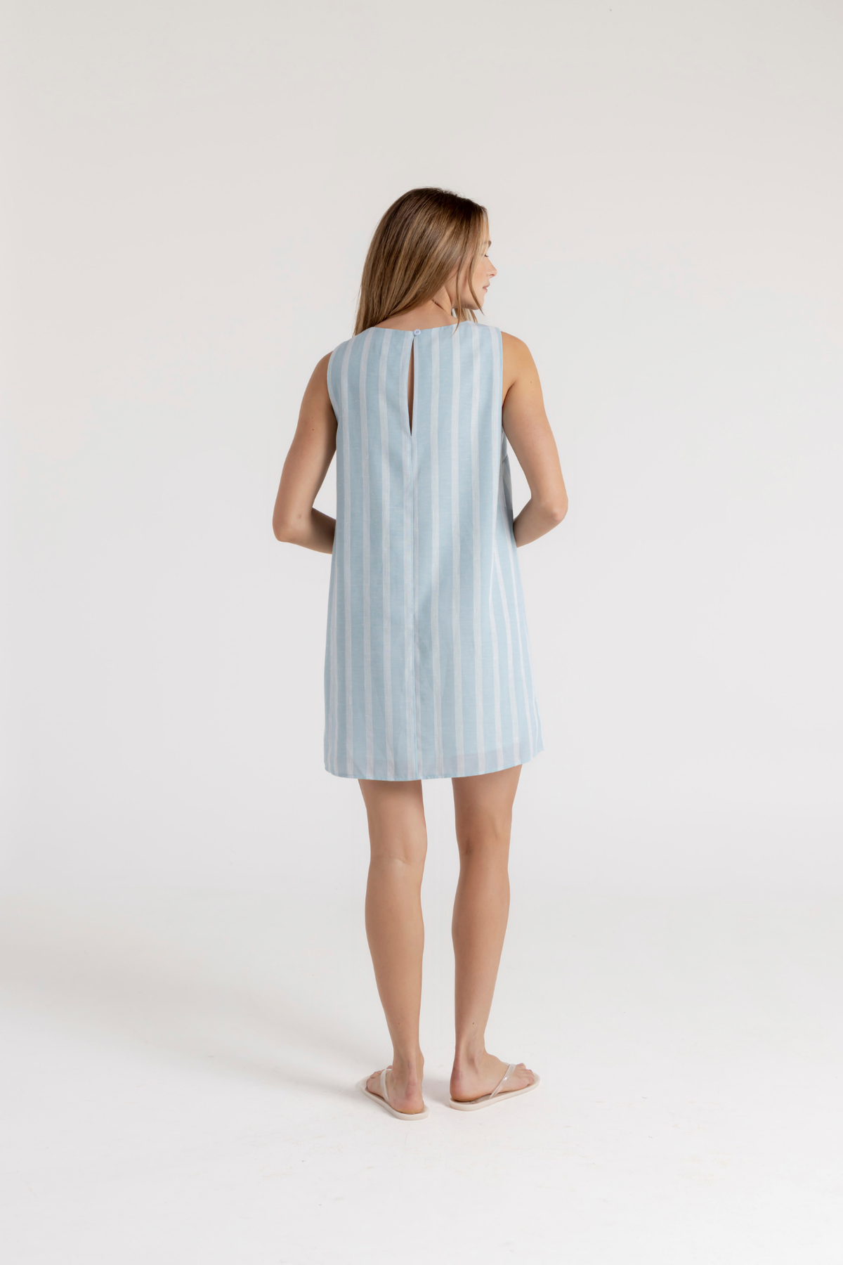 HATTIE DRESS - SKY BLUE