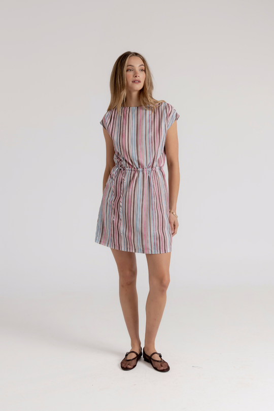 MYLAH DRESS - STRIPE