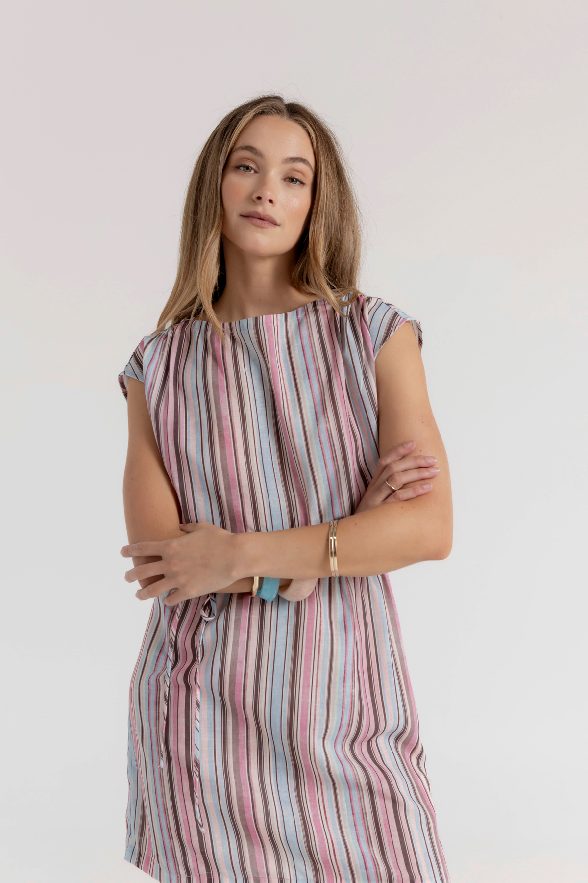 MYLAH DRESS - STRIPE