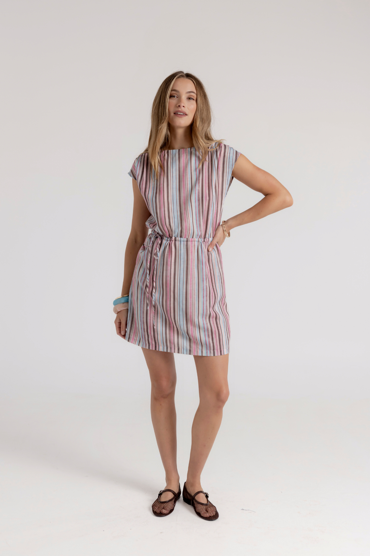 MYLAH DRESS - STRIPE