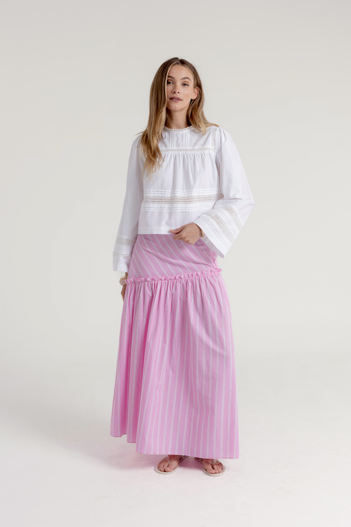 ANYA BLOUSE - WHITE