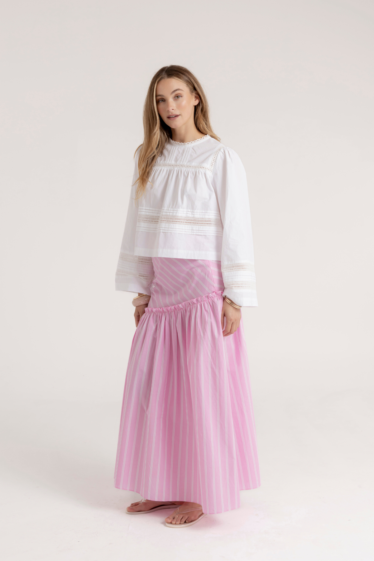 ANYA BLOUSE - WHITE
