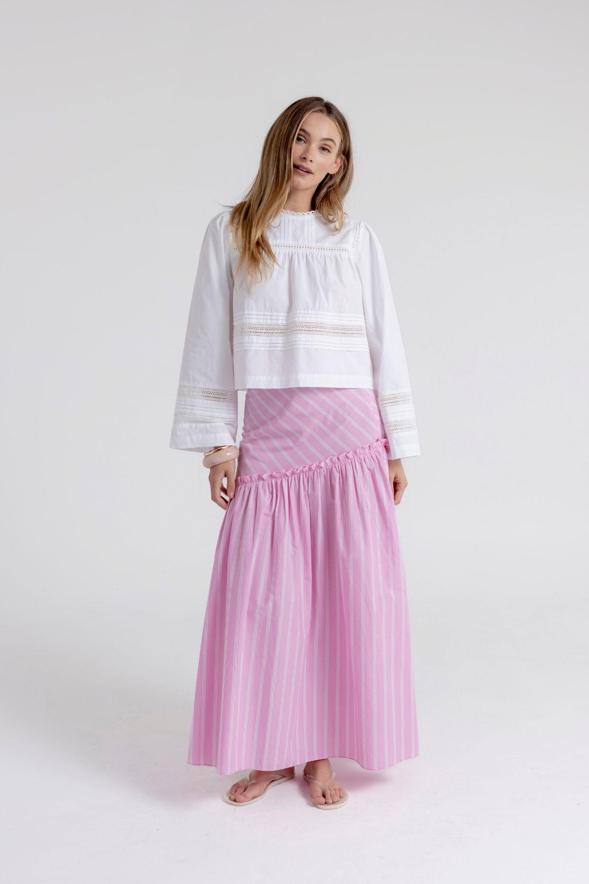 ANYA BLOUSE - WHITE