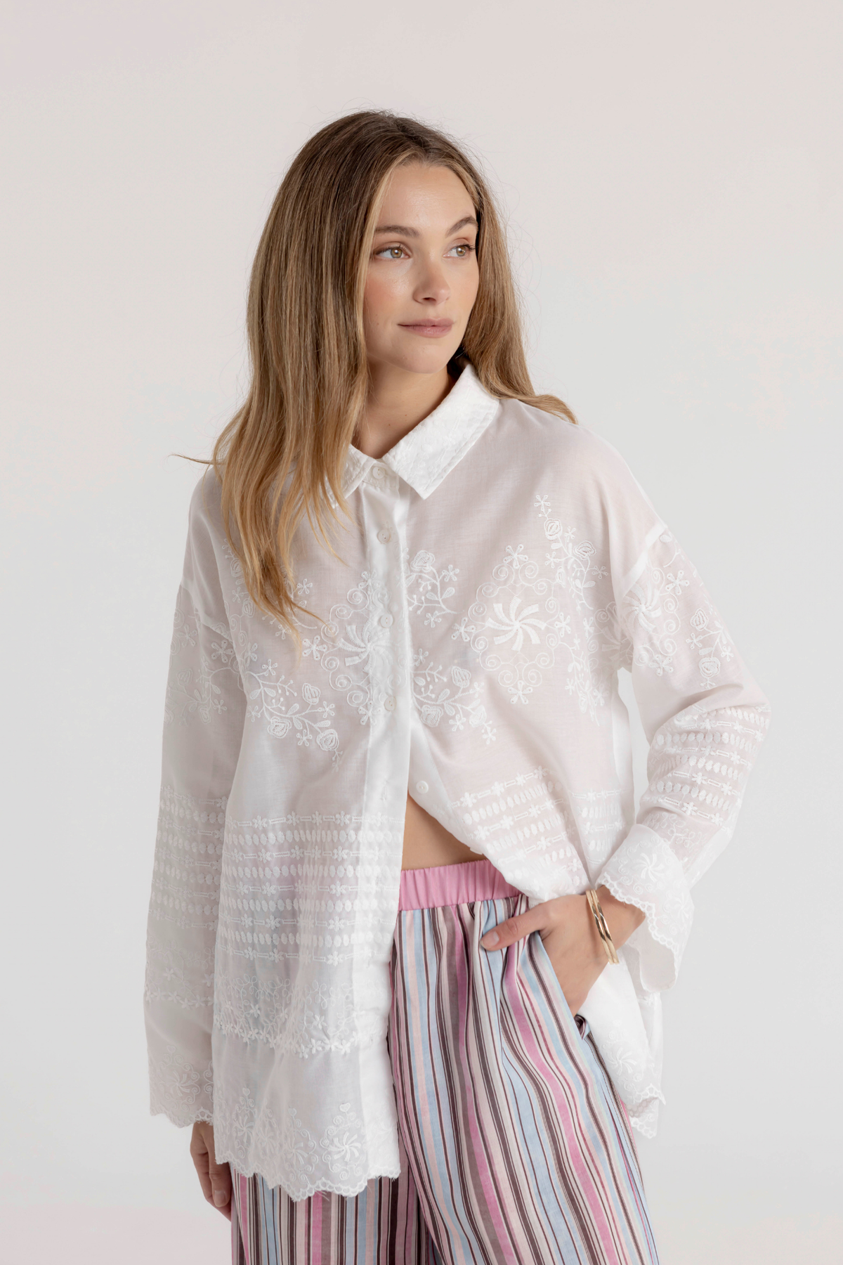 SELENE SHIRT - WHITE