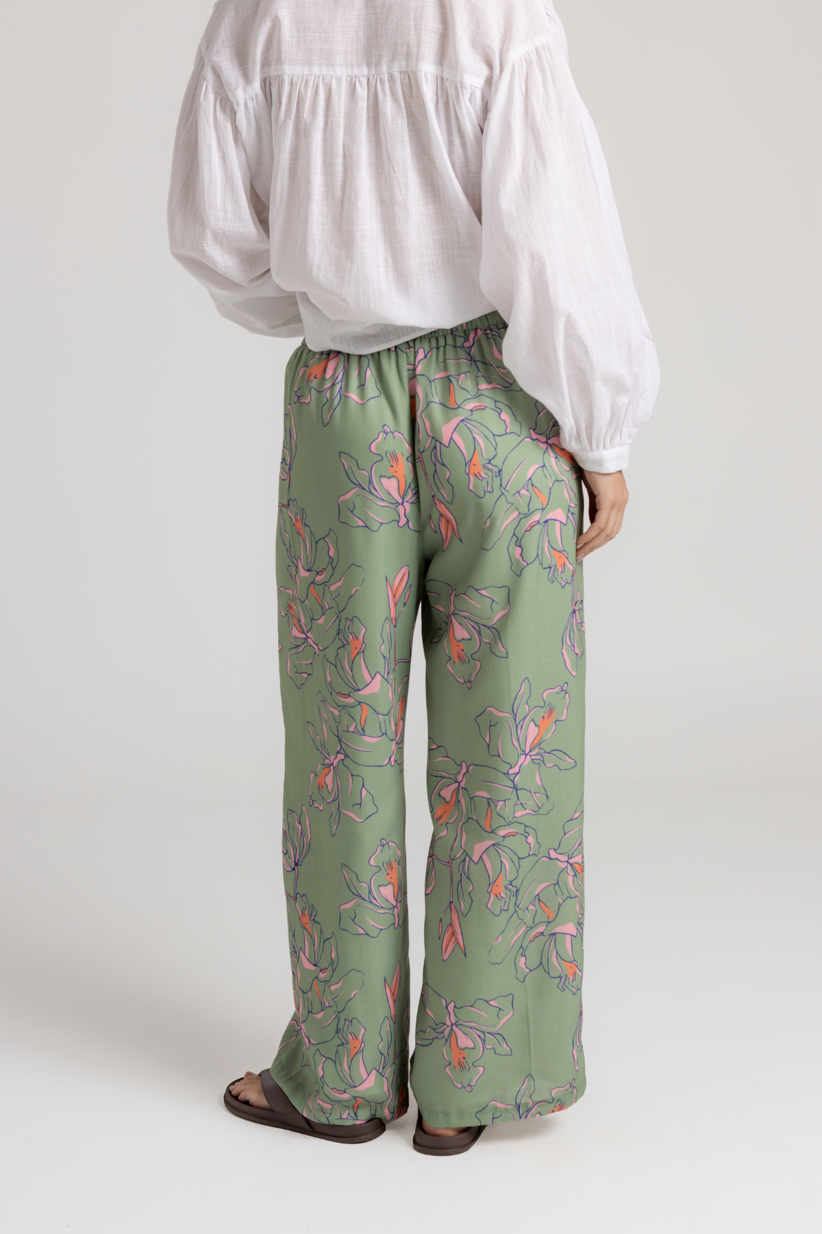 TATUM PANT - GREEN FLORAL