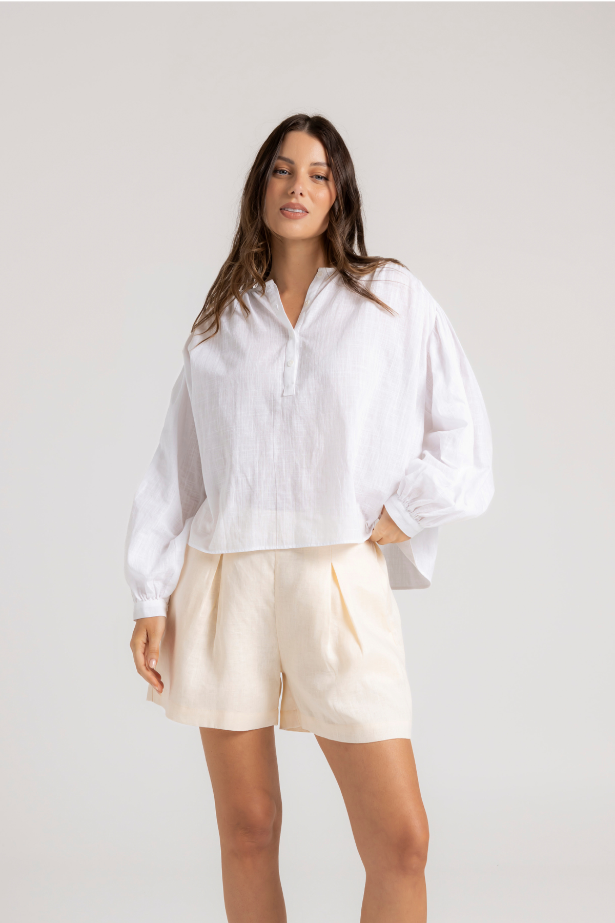 IRIS BLOUSE - WHITE