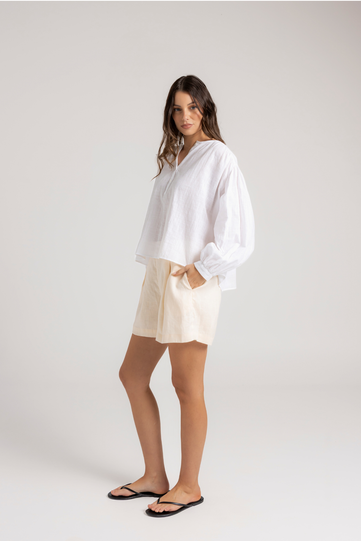 IRIS BLOUSE - WHITE