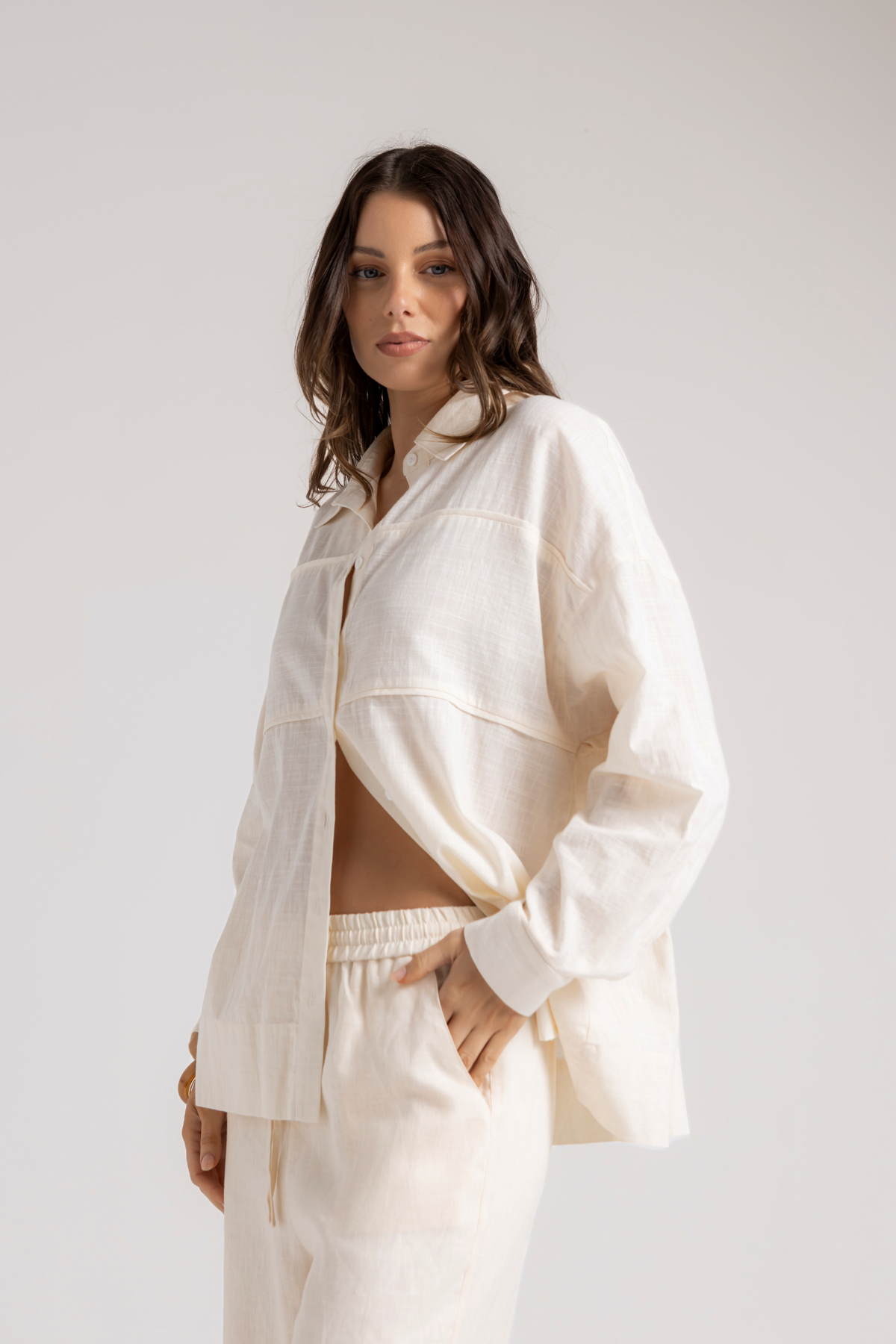 MILA SHIRT - BUTTER