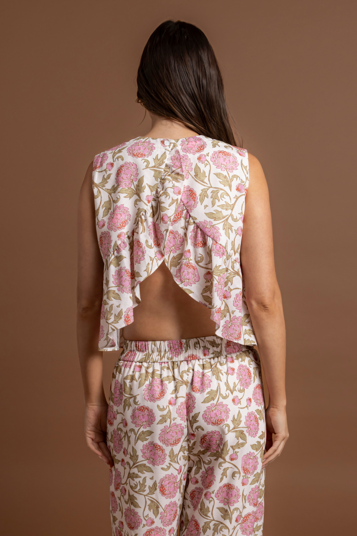 CALI BLOUSE - PINK FLORAL