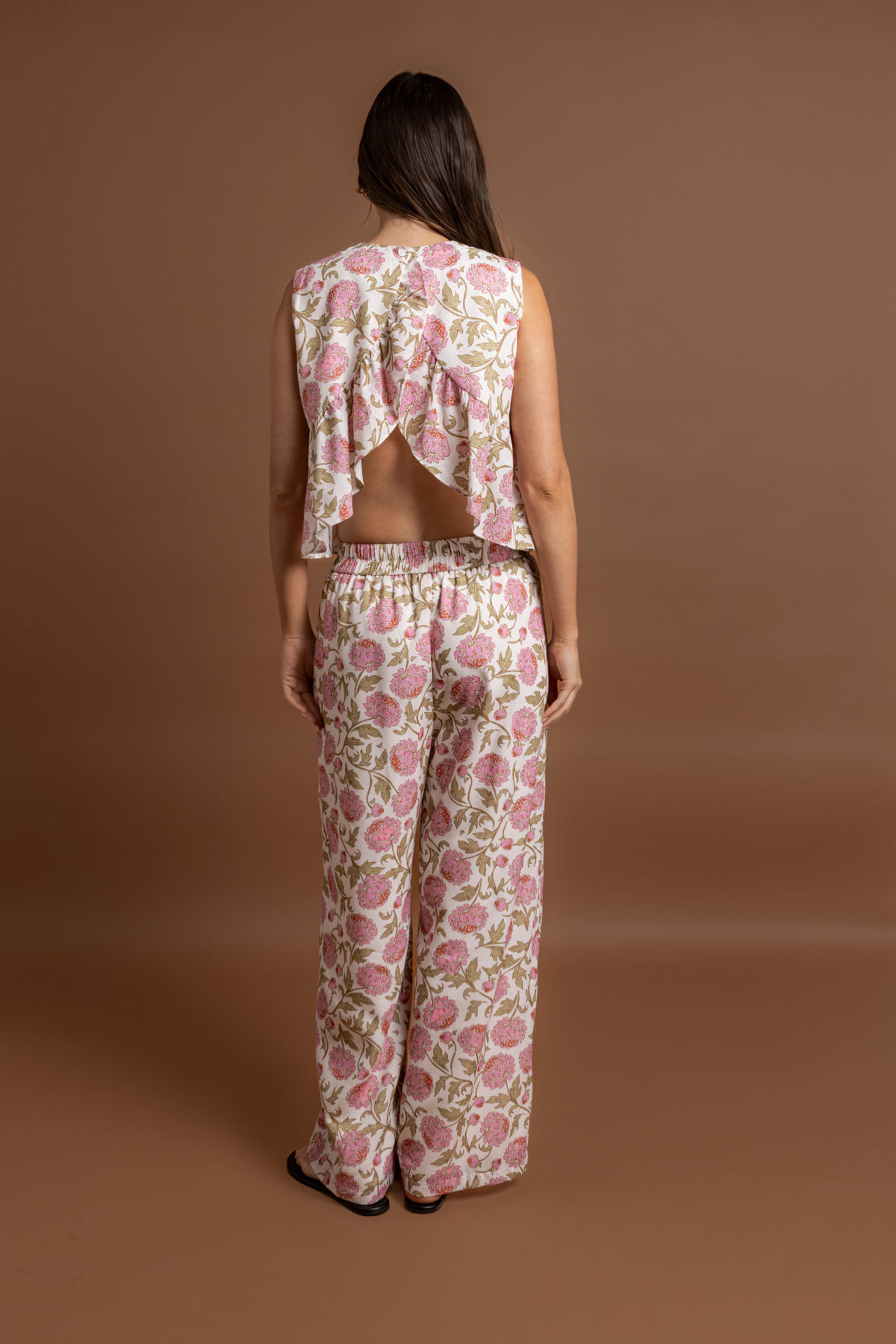 BRYNN PANT - PINK FLORAL