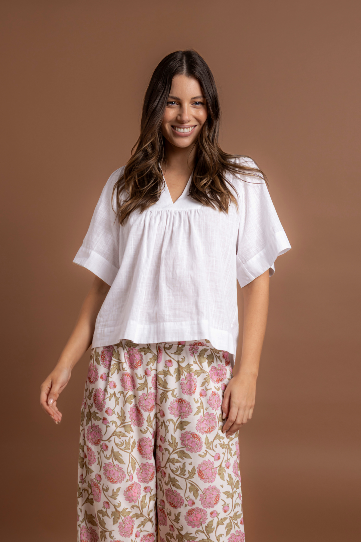 AURORA BLOUSE - WHITE