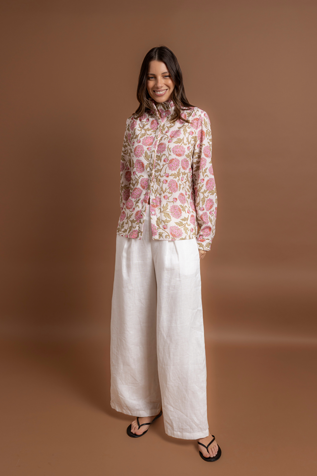 AMARA SHIRT - PINK FLORAL
