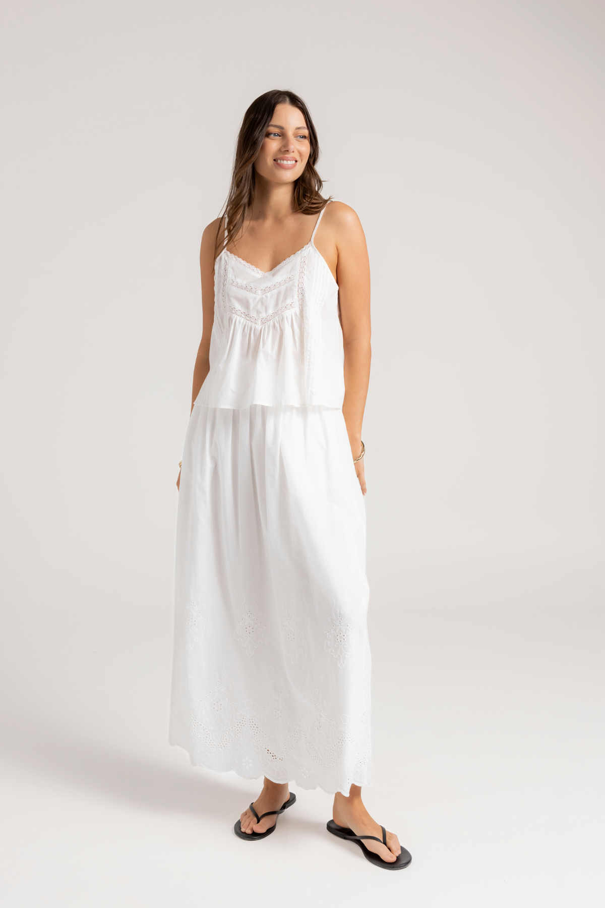 NAIA TOP - WHITE