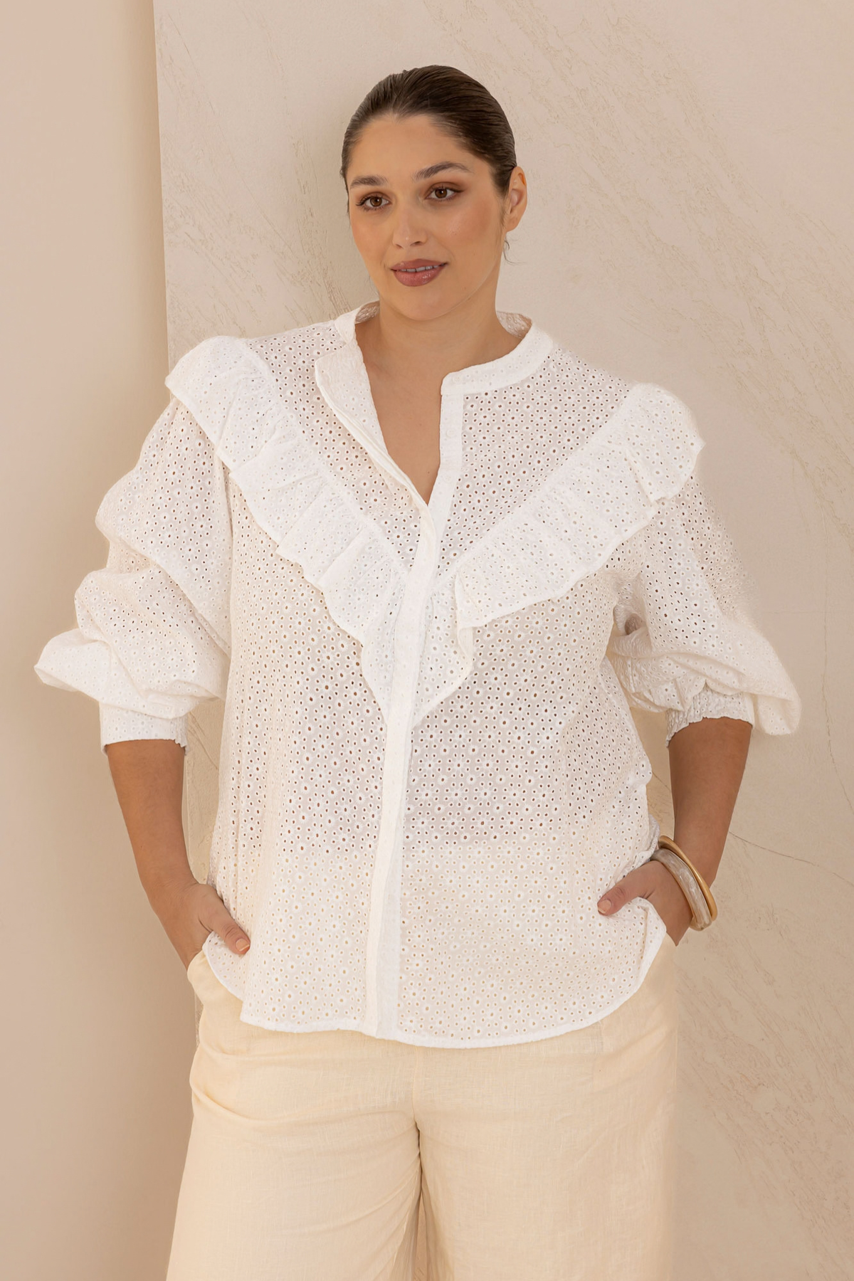 ELISA BLOUSE - WHITE
